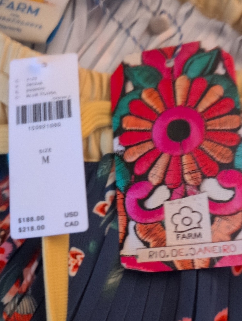 NWT Farm Rio Floral Track Pants Sz. Medium - Picture 11 of 11